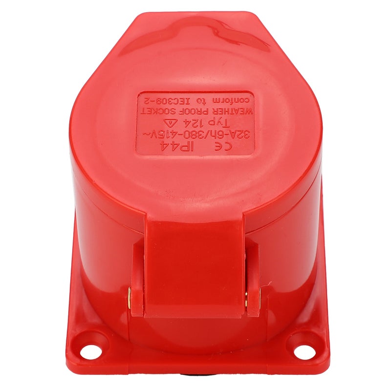 32A 3 Phase IP44 3P+E Industrial Plug Socket Waterproof DustProof Socket AC380V415V - Image 2
