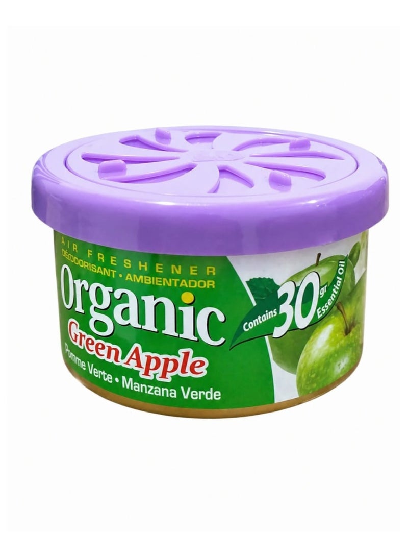 LD Car Air Freshener Can With green apple Scent With Perfect Design, Premium And Eco-Friendly Material