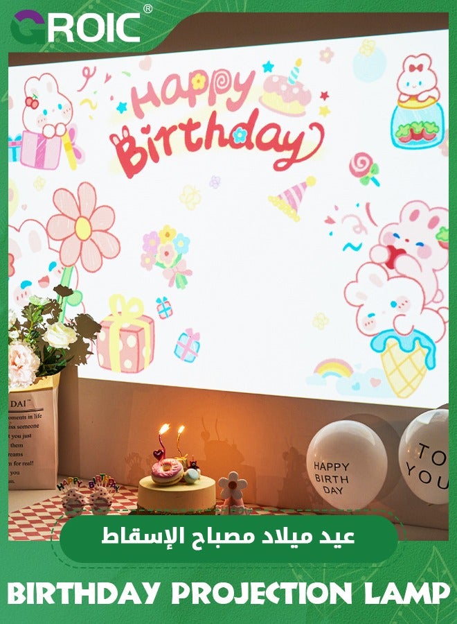 GROIC Projector Light, Aesthetic Decoration Night Light Projector, Photo Background Map, Birthday Projection, Lamp, Party Decoration Supplies - Image 2