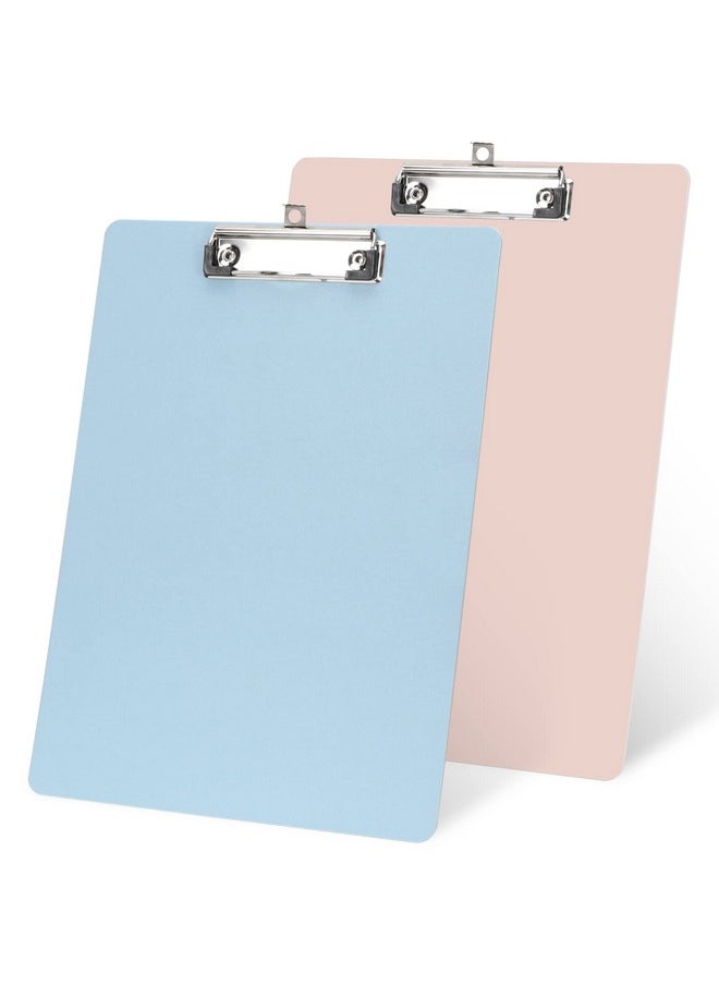 Plastic Clipboards, 2 Pack, Low Profile Metal Clip Board A4 Letter Size(12.3 * 8.9 Inch), Clipboards For Classrooms, Offices, Restaurants, Doctor Offices (Pink+Blue) - pzsku/Z197FD9EAF4EDFA8AFBEFZ/45/_/1735214591/4c0c64a8-40fb-4238-891f-fa409746e438