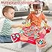 JUKUDAHU Magnet Fishing Game for Kids Toddlers Aged 3 4 5 6 7 8 Fishing Toys with 48 Fishes Toys 8 Poles Rotating Board Game with OnOff Music Educational Birthday Gifts for Boys Girls 13 Pink - Image 3