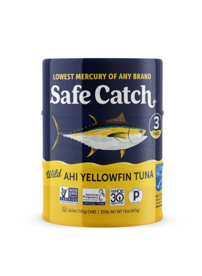 Ahi Wild Tuna, Yellowfin - 3 x 142g, Thailand