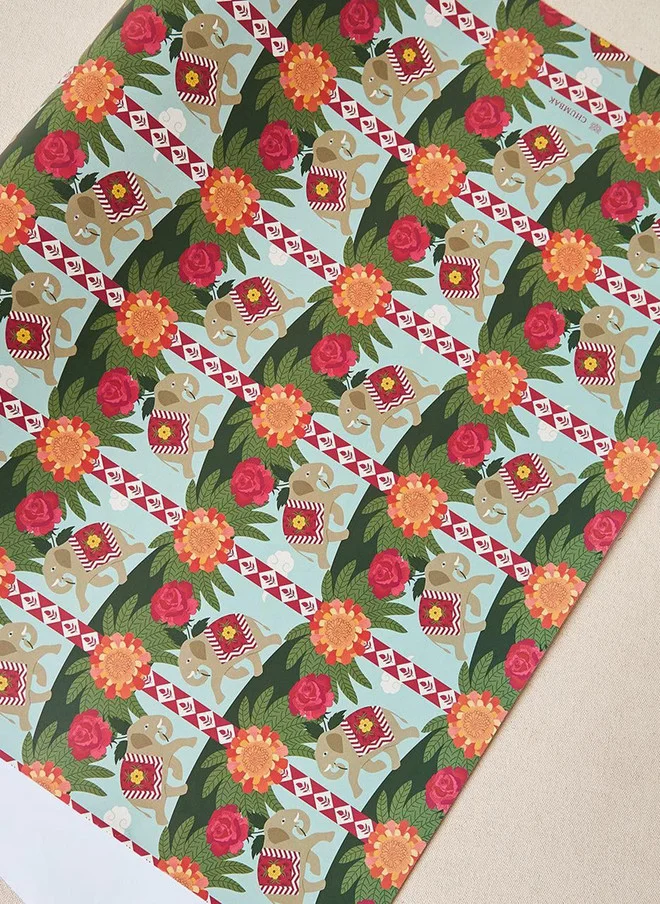 Chumbak  Royal Tuskar Wrapping Paper  | Best Price UAE