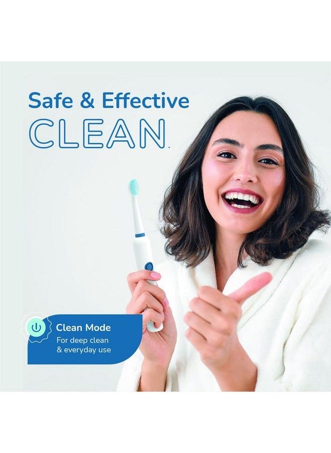 CARESMITH - Spark One Electric Battery Toothbrush ; Electric Tooth Brushes For Adult ; Aa Battery Provided ; 30000 Strokes Per Minute (White 1) - Image 1