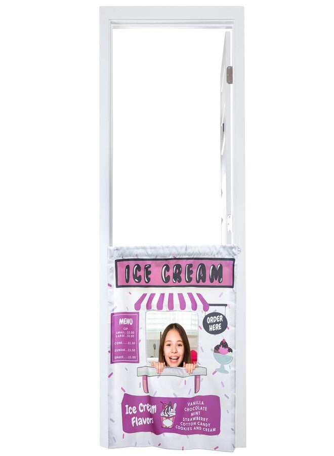 Couch Swag Play Panel for Children with Adjustable Door Pole (Ice Cream) - Image 1