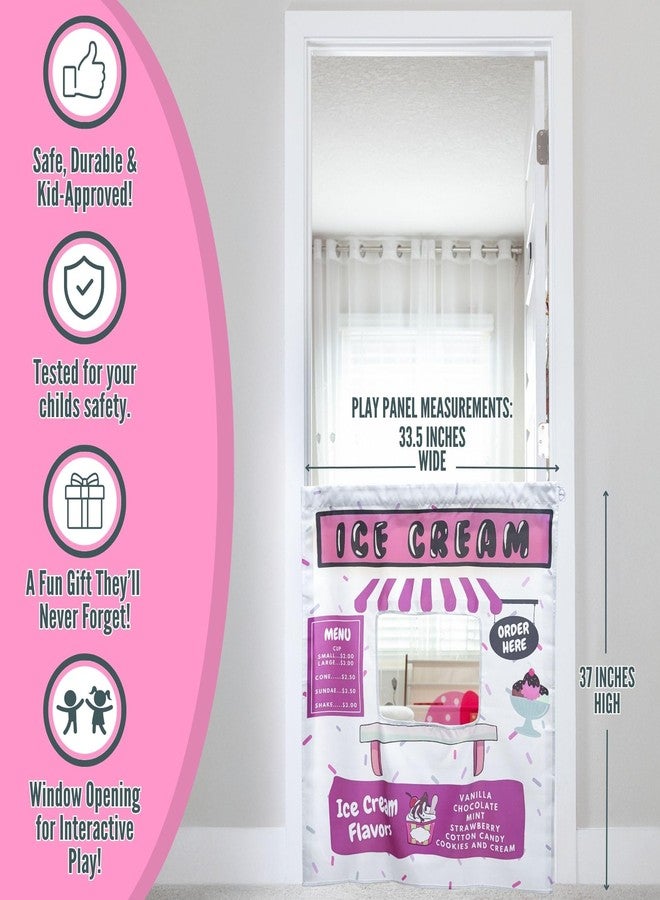 Couch Swag Play Panel for Children with Adjustable Door Pole (Ice Cream) - Image 3