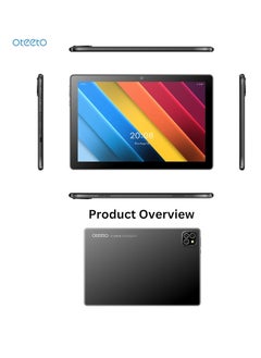 Oteeto Oteeto TAB 10 Pro/Single SIM 5G Network/8GB RAM + 512GBG ROM/5G Wifi/8000 mAh/8MP Front + 13MP Rear Camera/Quad Core 2.0GHz Processor/Android 13/Includes Keyboard,Mouse,Touch Pen,OTG,Flip Cover (Gray)  - Image 4