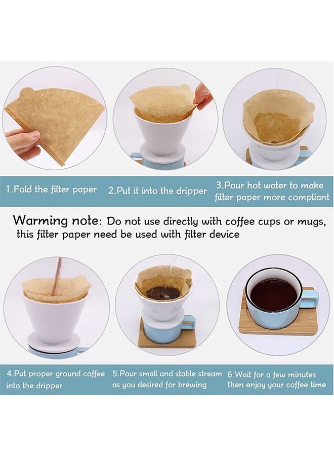 كوفيا Coffee Filter Paper 1-2 cup 1x40pcs - Image 4
