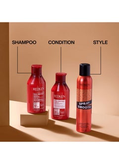 REDKEN Redken Spray Smooth Anti Frizz Hair Spray | Frizz Control and Heat Protection | Instant Smoother | With Citric Acid | Paraben, Sulfate & Silicone-Free| 7.5 Oz  - Image 5