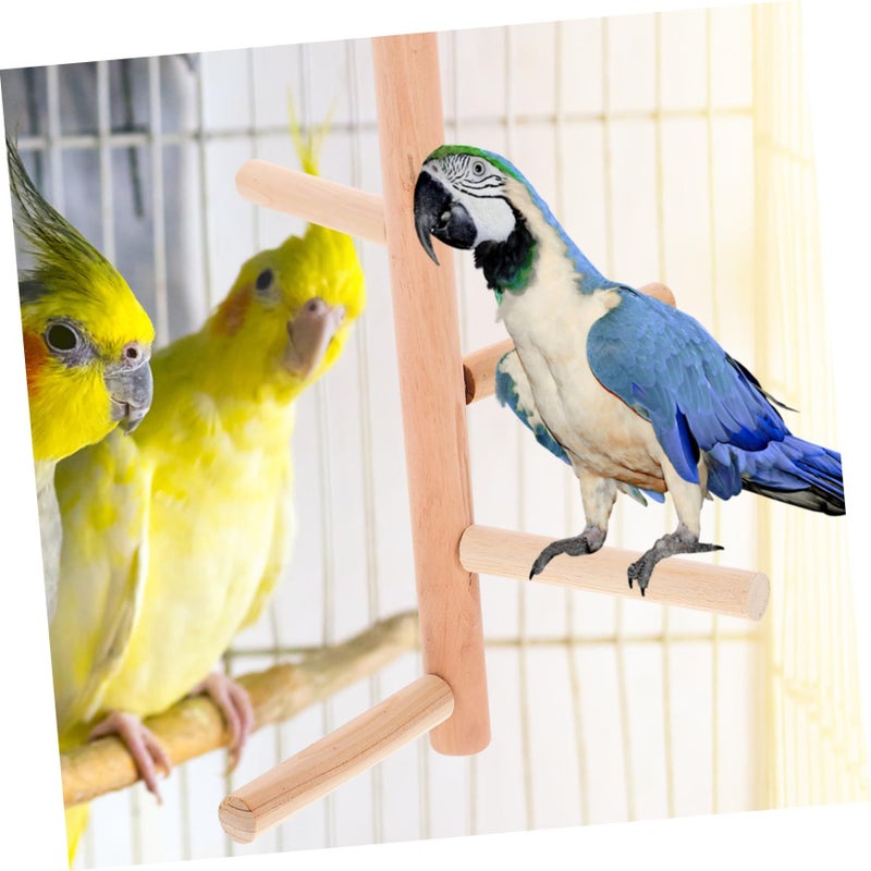 Natural Bird Perch Stand Platform for Parrots Cage Exercise Play Fun Activity - Image 4