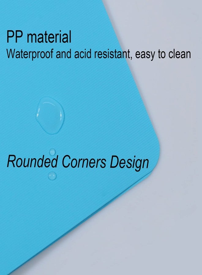 Acocony Punchless Binder with Clamp Letter Size Punchless Clamp Binder 8.5 x 11 Report Covers Plastic Watery Blue Pack of 6 - Image 5