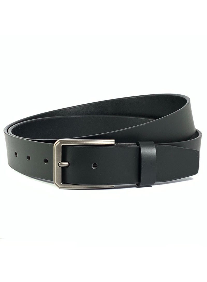Classic Milano Genuine Leather Belt for Men – Formal & Semi-Casual Men's Belts | Stylish Party Wear Man Belt | Durable Leather Belt for Casual Outfits & Gifts - Image 1