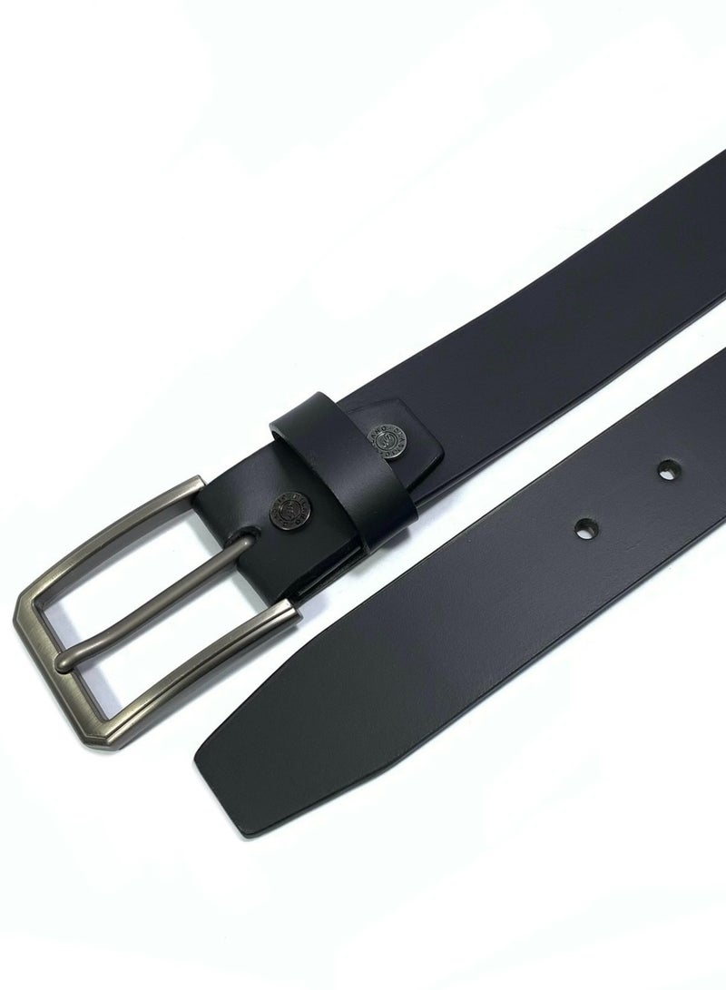 Classic Milano Genuine Leather Belt for Men – Formal & Semi-Casual Men's Belts | Stylish Party Wear Man Belt | Durable Leather Belt for Casual Outfits & Gifts - Image 2