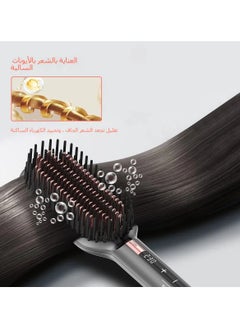 General Negative ion Hair Straightening Comb Home Thermostatic Hair Care Smart Touch Screen Hairdressing Comb 62mm Wide Version Hair Straightener  - Image 3