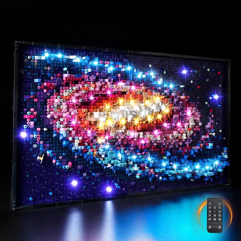Nitemode LED Light Kit Compatible with Lego The Milky Way Galaxyk 31212 Upgraded Remote Control MultiLight Effect Sequence Design Lighting AccessoriesNo Model - Image 3