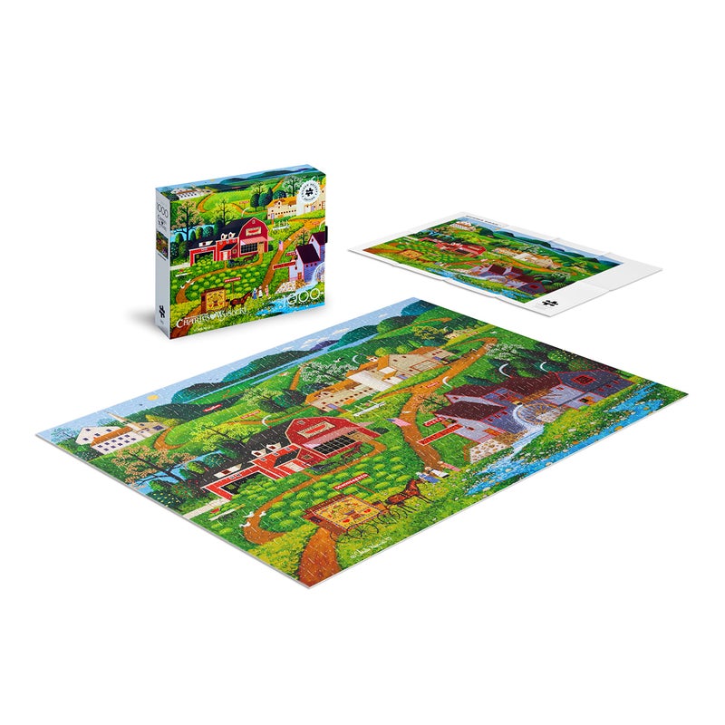 Buffalo Games - Silver Select - Charles Wysocki - Charles Wysocki - Burma Road - 1000 Piece Jigsaw Puzzle for Adults -Challenging Puzzle Perfect for Game Nights - Finished Size is 26.75 x 19.75 - Image 4