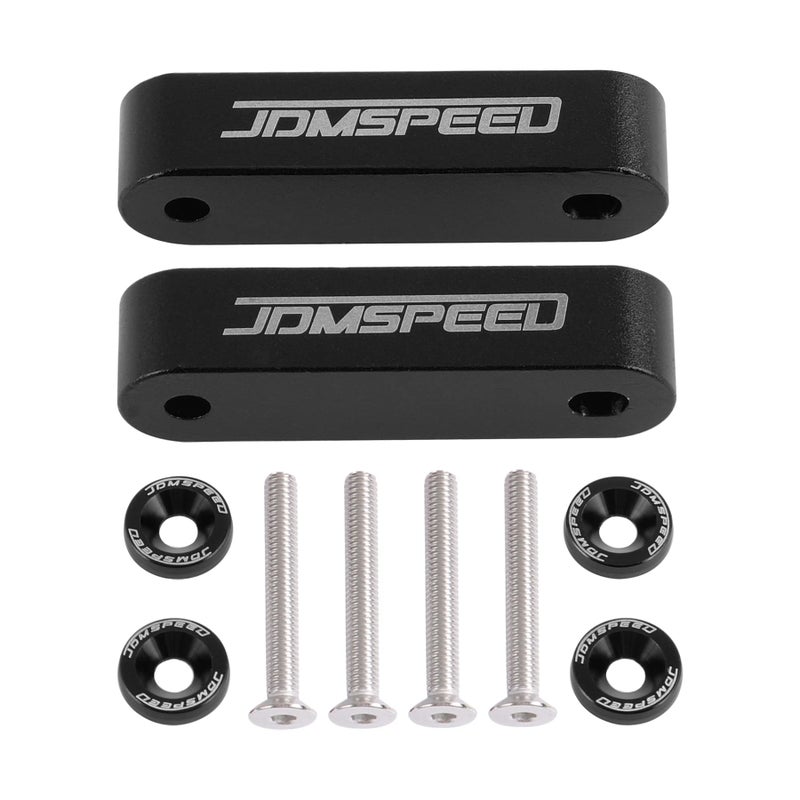 JDMSPEED فاصل غطاء محرك أسود مؤكسد JDMSPEED بديل 34 لسيارة هوندا سيفيك CRX ديل سول أكورا إنتغرا