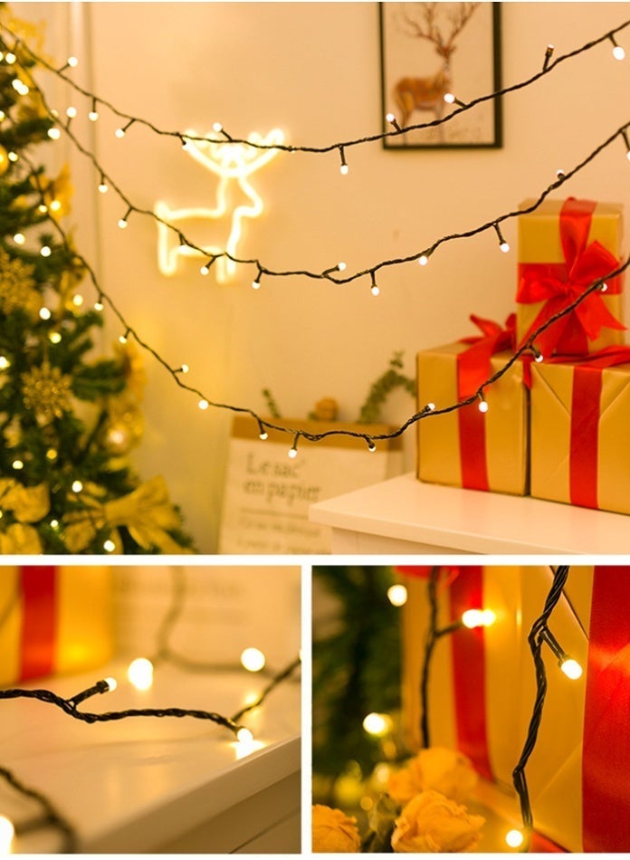 MODI 50Meter LED Fairy String Ramadan Lights – 320 LEDs, Warm White, 8 Modes, Waterproof Outdoor Curtain Lights for  Eid, Diwali, Ramadan, Decorations, Home, Garden, Balcony, Party, Indoor & Outdoor Use - Image 5
