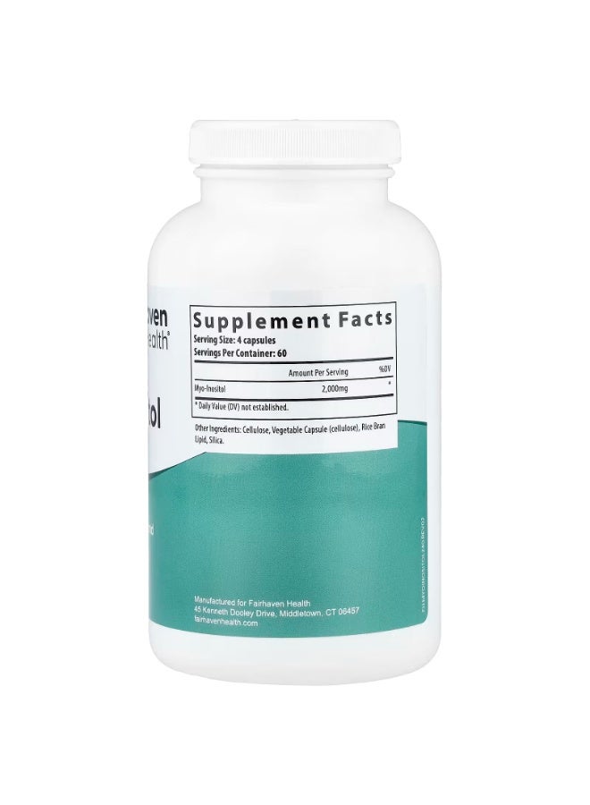 فايرهايفن هيلث كبسولات مايو-إينوزيتول من فيرهافن هيلث، ٢٤٠ كبسولة (٥٠٠ مجم لكل كبسولة) - Image 2