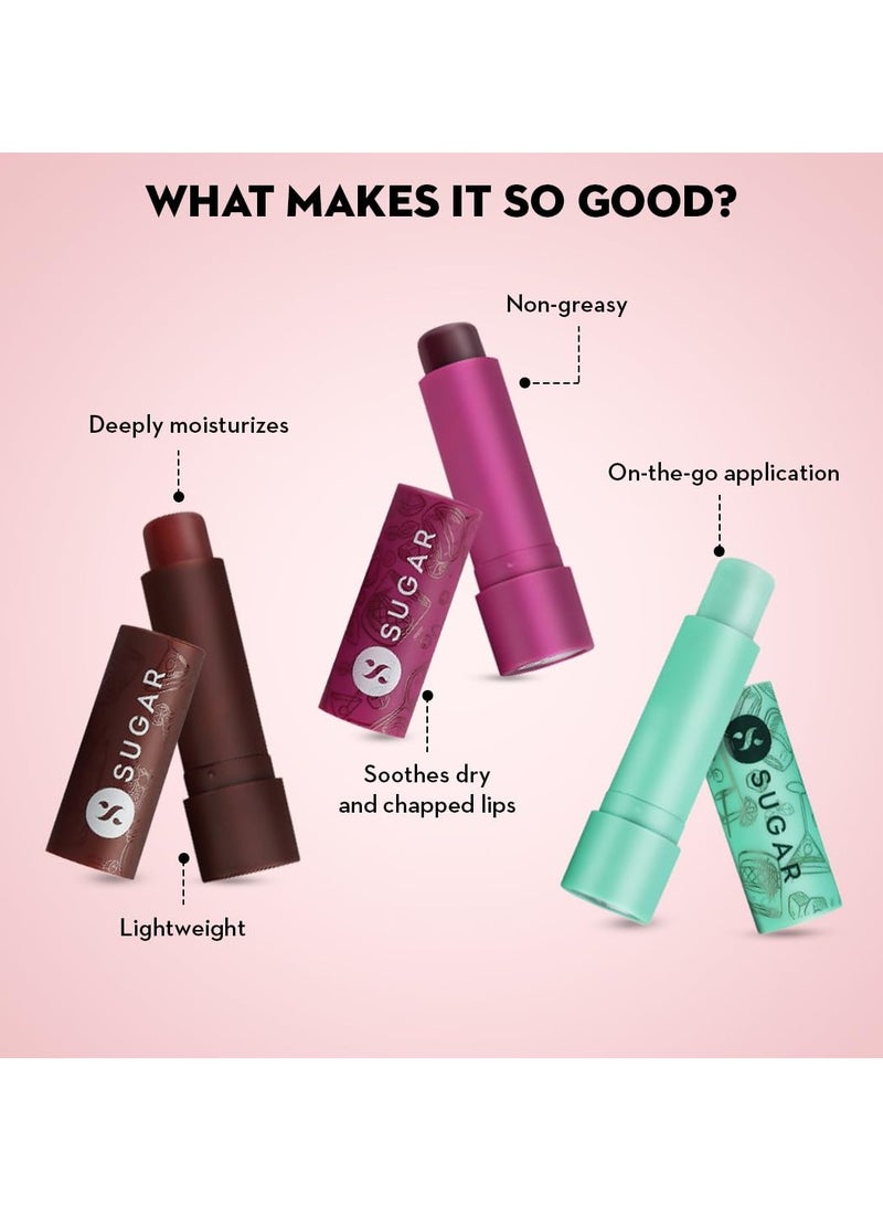 شوجر كوزماتيكس مرطب الشفاه تيبسي من شوجر كوزماتيكس للشفاه الجافة والمتشققة مع فيتامين هـ وزبدة الشيا وزيت الجوجوبا | حماية وتغذية الشفاه | مرطب الشفاه مع SPF | 4.5 جرام - 03 بيناكولادا - Image 4