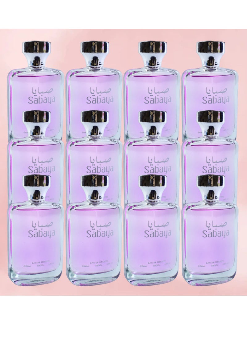 صبايا 12 قطع عطر صبايا 100 مل EDT - Image 1