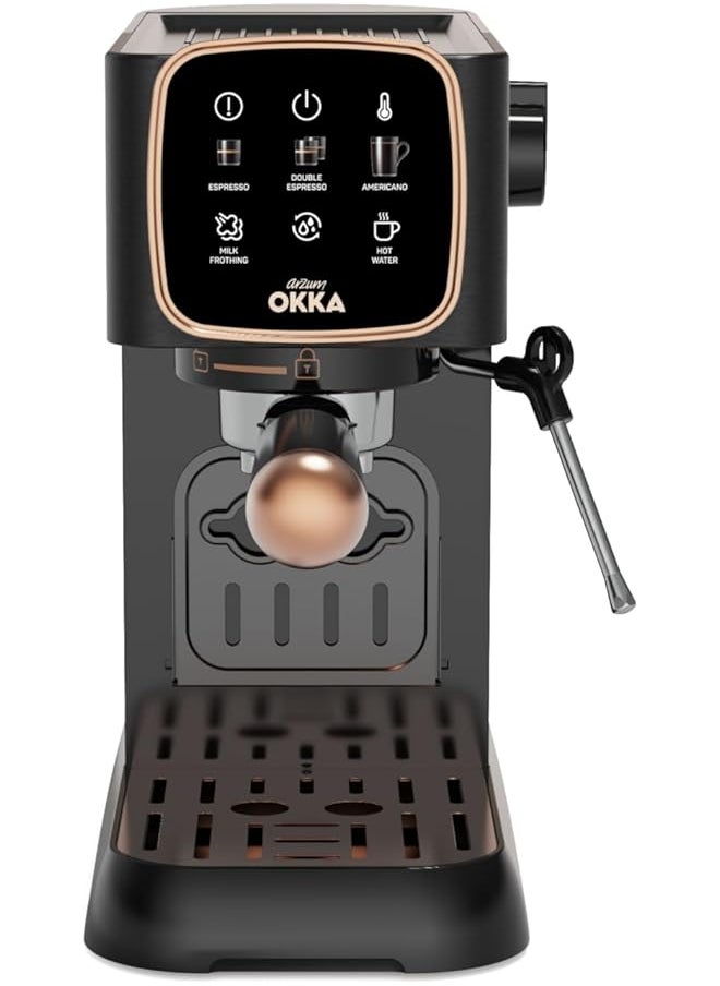 Ok0034 Semi Auto Espresso Machine – With Steam Nozzle Black Copper - pzsku/Z1980FFF9CDDA3195FA46Z/45/_/1741178812/8ef35225-c504-4e3b-a30b-acffed205233