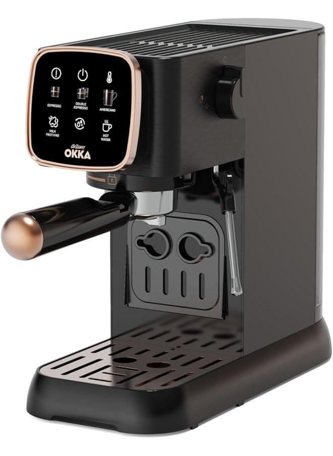 Ok0034 Semi Auto Espresso Machine – With Steam Nozzle Black Copper - pzsku/Z1980FFF9CDDA3195FA46Z/45/_/1741178816/2fac410c-695d-4fb3-97d9-89395625b3b9