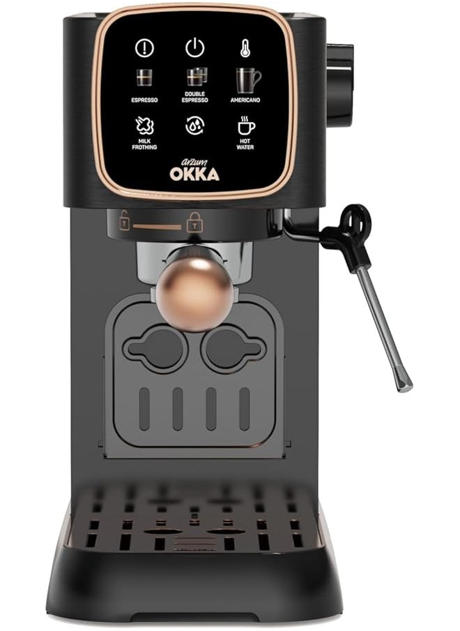 Ok0034 Semi Auto Espresso Machine – With Steam Nozzle Black Copper - pzsku/Z1980FFF9CDDA3195FA46Z/45/_/1741178823/4b349e72-9a3b-4754-b833-6aaaebb31262