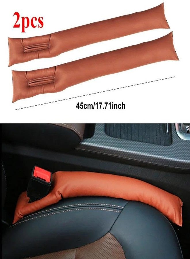 LOVMOTO Universal Car Gap Filler Organiser Car Seat Gap Filler, Car Seat Gap Organiser, PU Leather Car Accessories, Car Seat Console Side Pockets for Storage Comfortable With E-on - Image 1