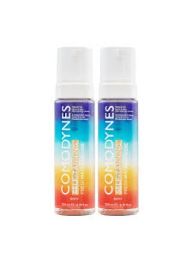 Comodynes Self-Tanning Fresh Water Mousse Duo 2x200ml - Image 2