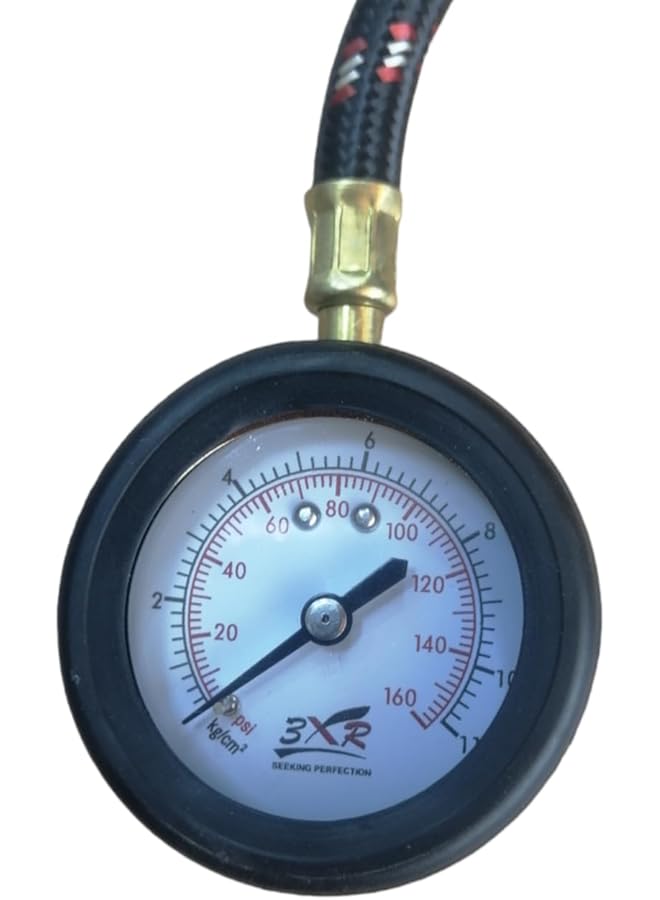 3XR Car Air Pressure Gauge With Rubber Hose - Image 2