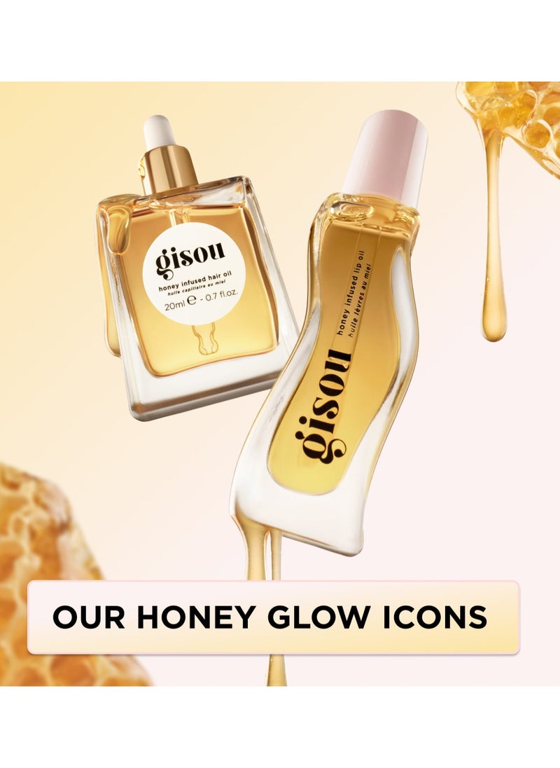 Gisou - GISOU Honey Infused Lip Oil Nourishing Honey Lip Treatment for Hydration and Gloss  0.27 oz 8 mL - Image 1