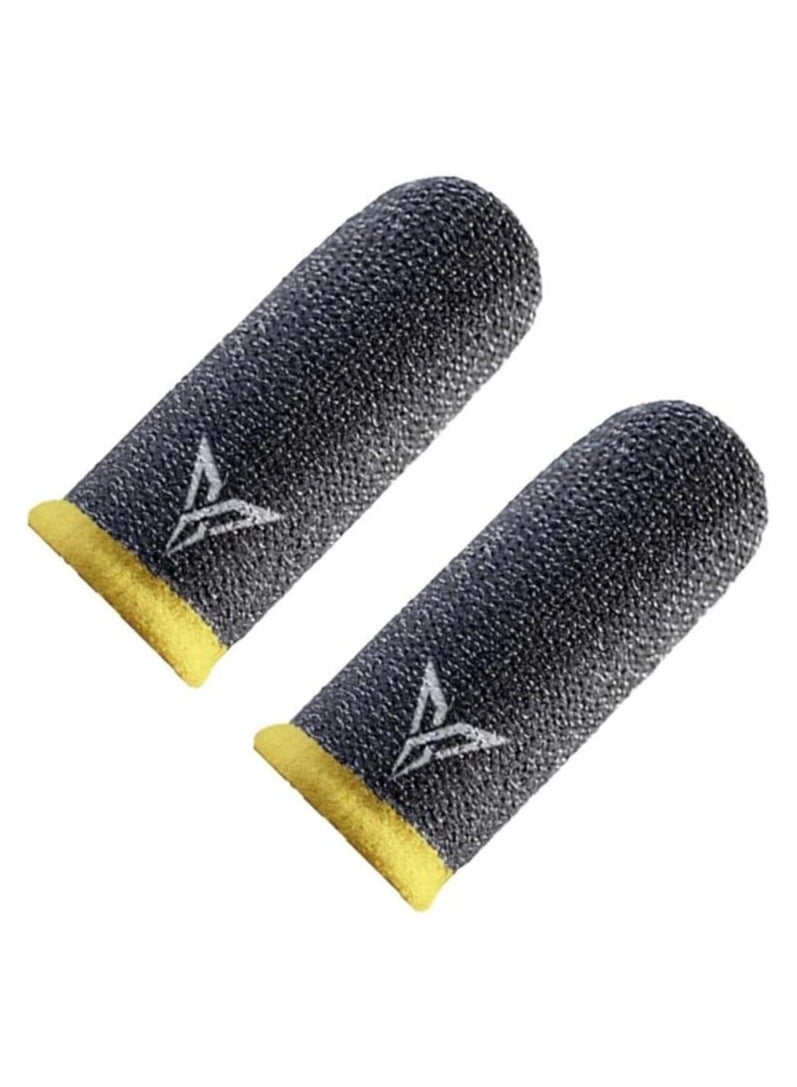 Sweatproof Gaming Finger Sleeves for Mobile Controller – 1 Pair – Ideal for PUBG and Mobile Gaming - Image 1