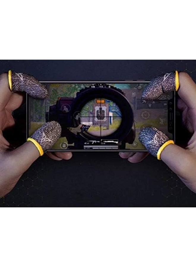 Sweatproof Gaming Finger Sleeves for Mobile Controller – 1 Pair – Ideal for PUBG and Mobile Gaming - Image 3