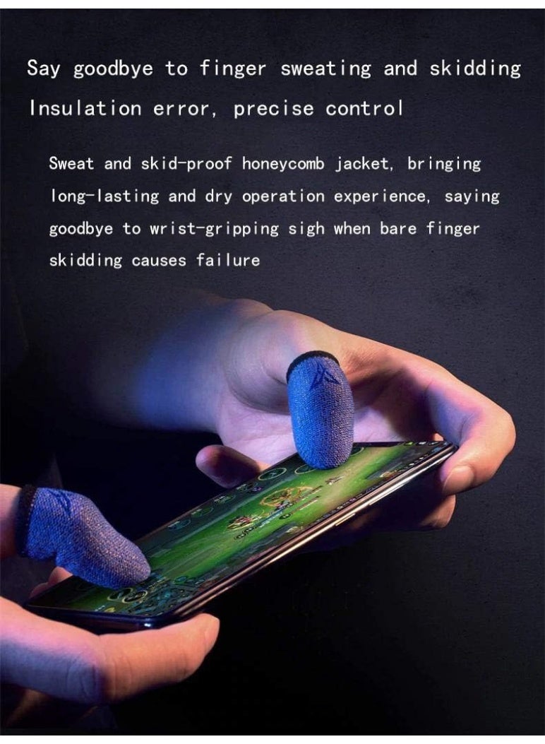 Sweatproof Gaming Finger Sleeves for Mobile Controller – 1 Pair – Ideal for PUBG and Mobile Gaming - Image 5