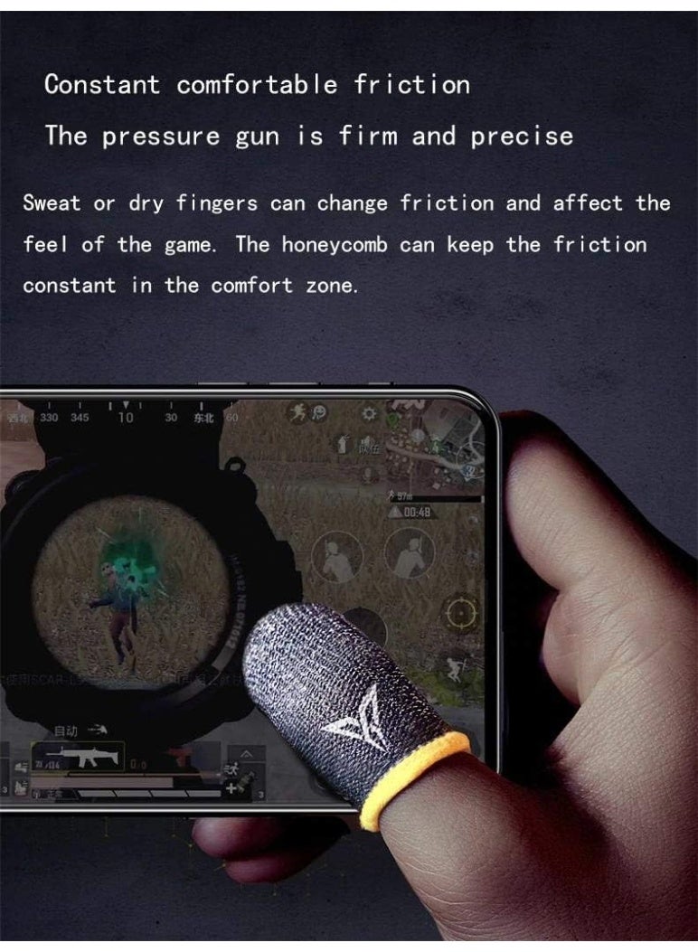 Sweatproof Gaming Finger Sleeves for Mobile Controller – 1 Pair – Ideal for PUBG and Mobile Gaming - Image 4