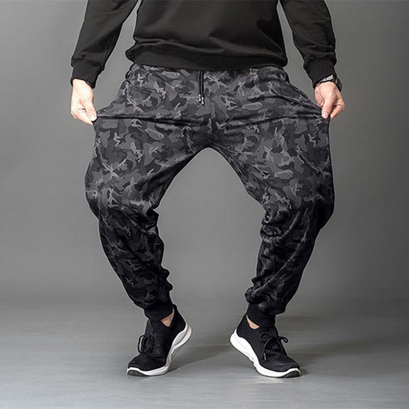Generic Camouflage Pants Mens Leg Stretch Slim-fit Large Size Youth Overalls Middle-aged Labor Protection Work Foot Casual Long Pants Camouflage Pants-Thin 