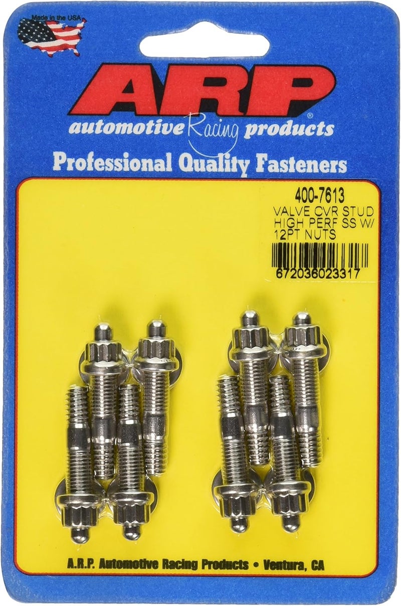 400-7613 12-Point Stainless Steel Valve Cover Stud Kit - 8 Piece