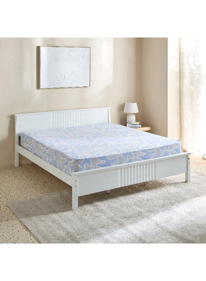 Home Box Malta-Evelyn Printed Cotton King Fitted Sheet - 180x200+33 cm
