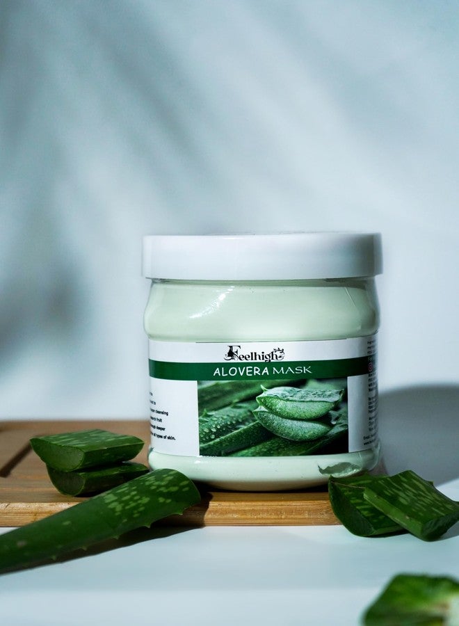 Feelhigh Face & Body Aloe Vera Mask Enriched with aloe Vera & Strawberry Scrub- Skin care products (2 Items in the set) - Image 4