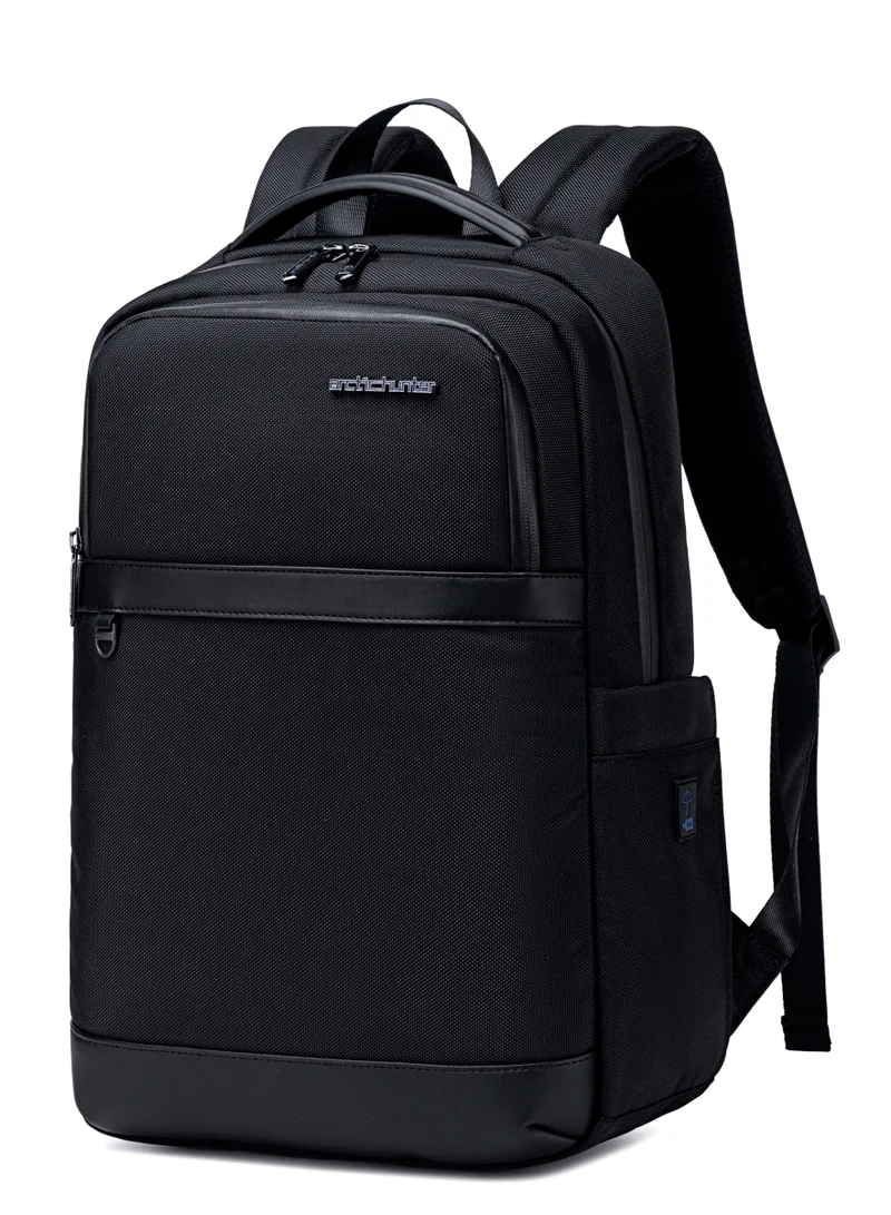 ARCTIC HUNTER Durable 16.5 Inch Casual Daypack Water Resistant Computer Bag with Luggage Carry Strap and Anti-Theft pockets for Men and Women, B00670, Black