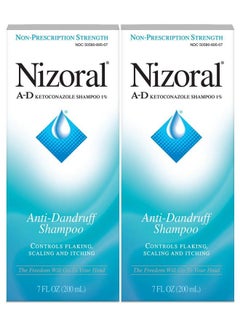 Nizoral A D Antidandruff Shampoo Value Pack Blue Fresh 7 Fl Oz (Pack Of 2)  - Image 1