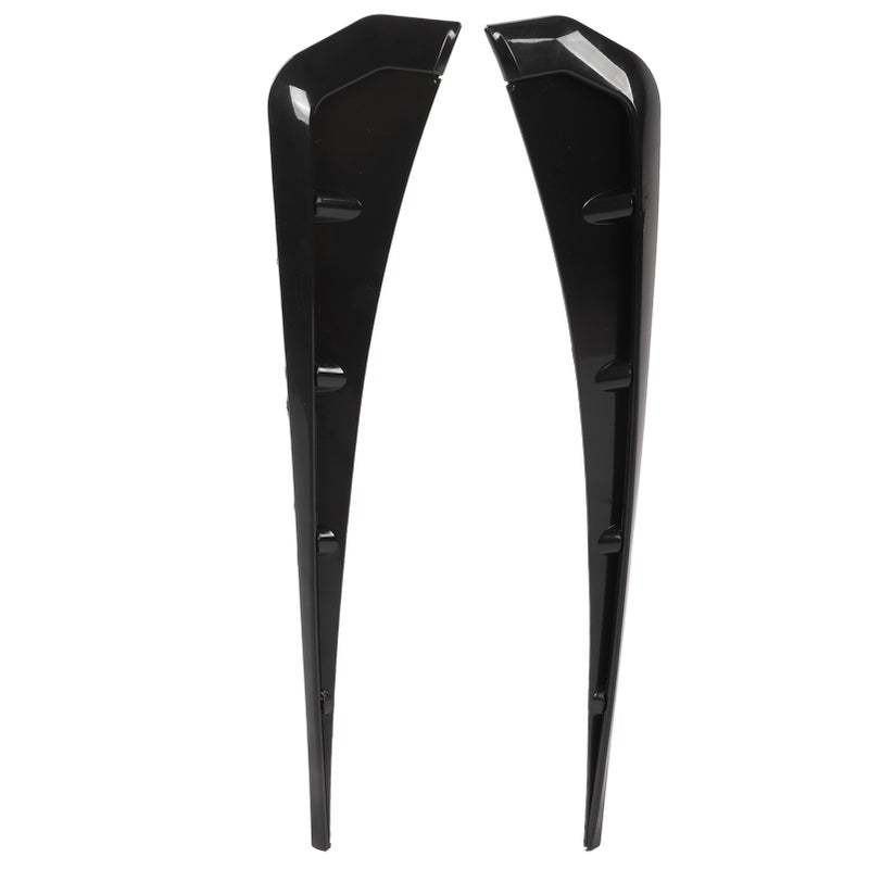 2pcs Car Mudguard Side Wing Air Vent Cover Trim Black Exterior Accessories Universal for Car - Image 4