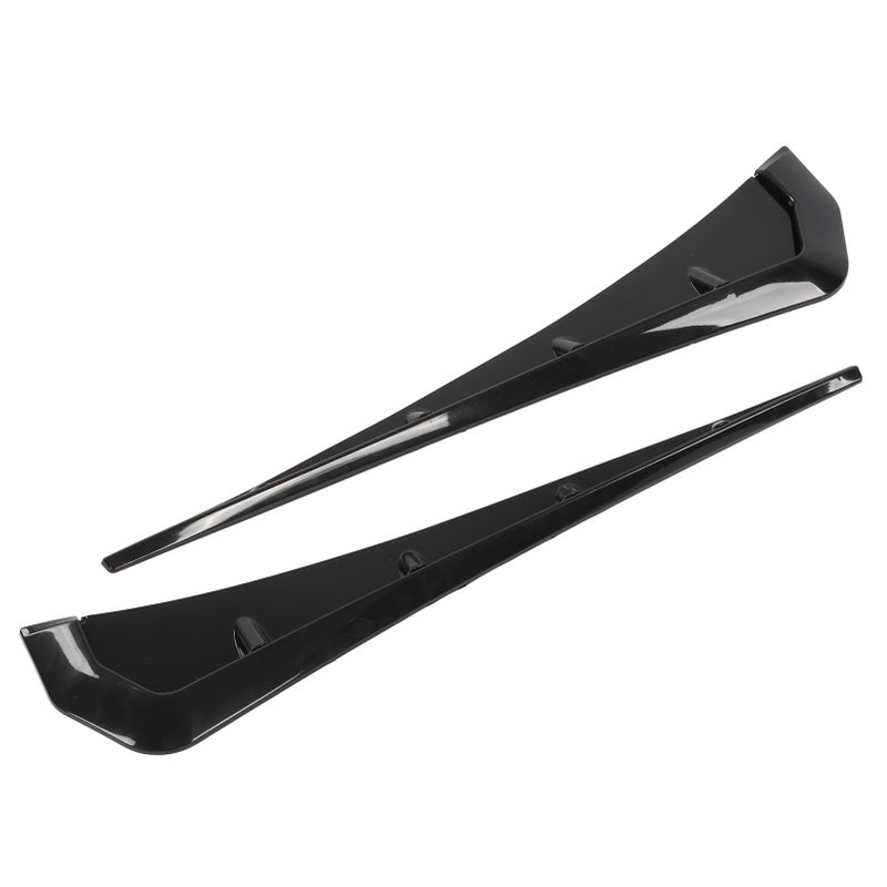 2pcs Car Mudguard Side Wing Air Vent Cover Trim Black Exterior Accessories Universal for Car - Image 1