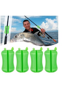 Excefore 4 Pack Fishing Rod Fixed Ball, Portable Fishing Accessories, Reusable Soft Glue Non-slip Stretchy Rod Tie, Suitable for Outdoor Fishing, Boat Fishing Supplie  - Image 1