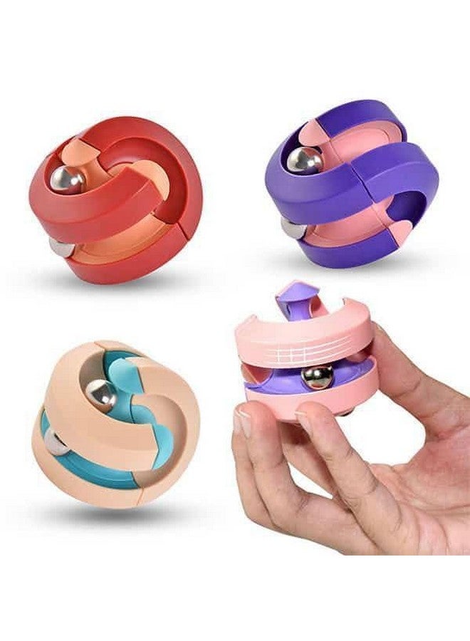 Shivsoft Magic Marble Beads Track Cube Fiddget Maze Metal Pinball Puzzle Stress Relief Sensory for Kids and Adult Spinner Beans Top Spinning As Gifts & Creative Toys Games Made in India - Image 2