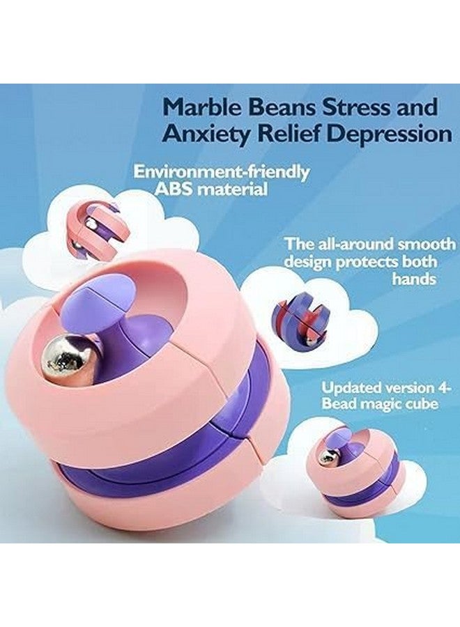 Shivsoft Magic Marble Beads Track Cube Fiddget Maze Metal Pinball Puzzle Stress Relief Sensory for Kids and Adult Spinner Beans Top Spinning As Gifts & Creative Toys Games Made in India - Image 3