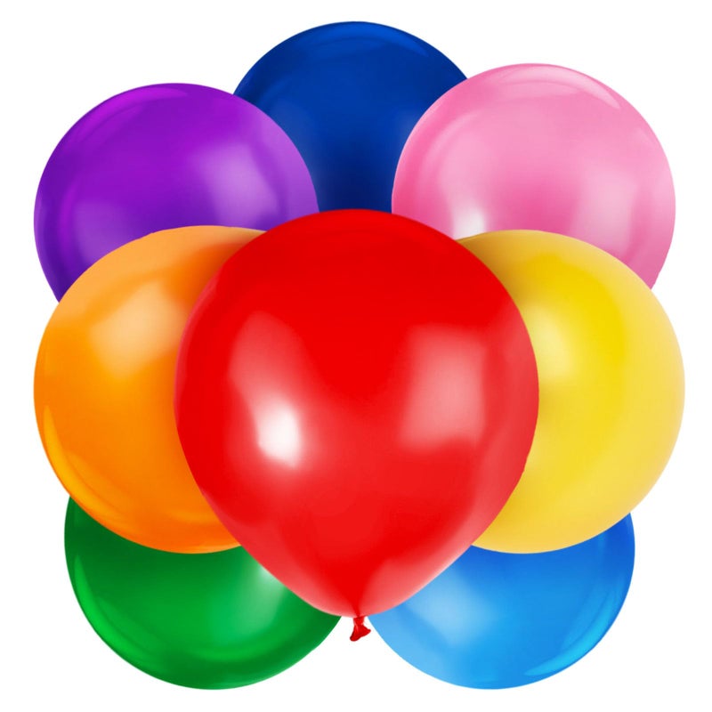LovesTown 12PCS Large Latex Balloons Jumbo Rainbow Balloons 36 Inch for Birthday Party Anniversary Wedding Mexican Party Decorations - Image 3