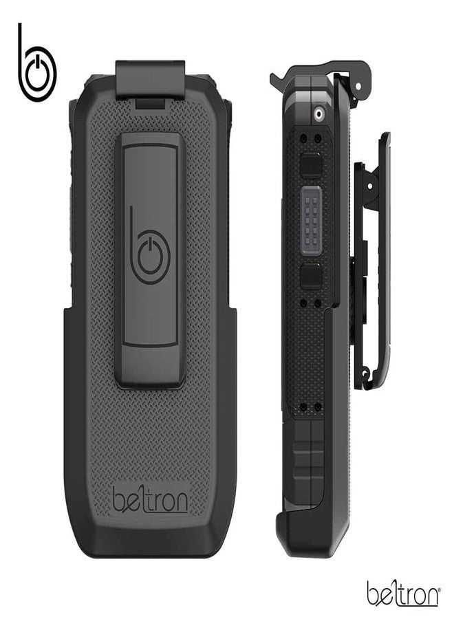 مشبك حزام BELTRON لهاتف Sonim XP5S، جراب مشبك حزام دوار شديد التحمل لهاتف Sonim XP5S XP5800 (AT&T FirstNet Sprint) تثبيت آمن ومشبك سريع الفتح (متين وموثوق وخفيف الوزن) - غير متوافق مع XP5 - Image 4