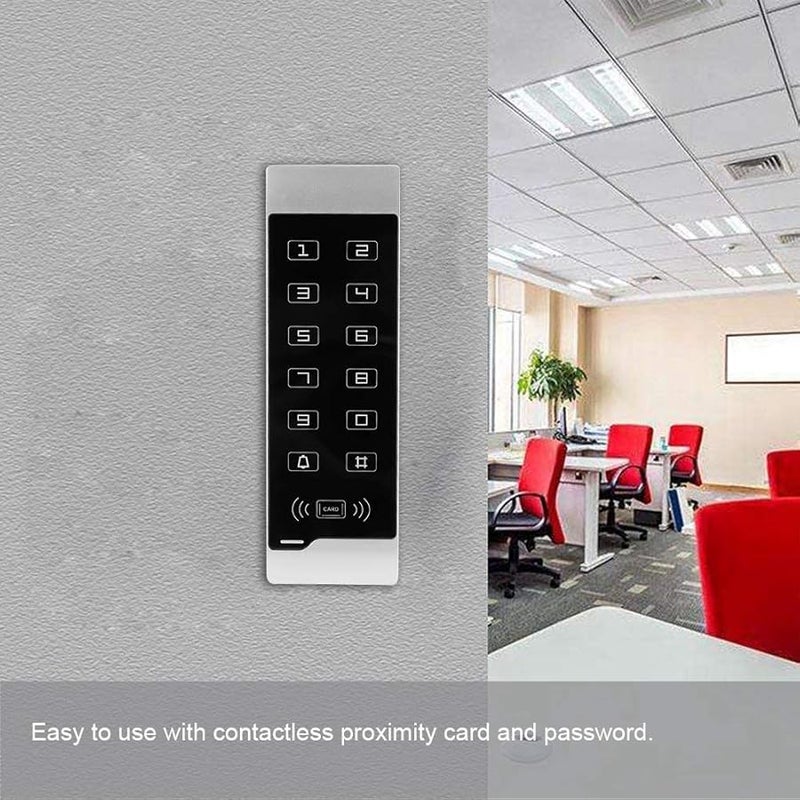 116 Touch Screen Access Control Keypad Reader ABS WG26 Interface For Building Hotel Apartment - Image 3